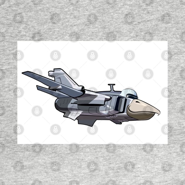 Cartoon Jetbird by Mechanik